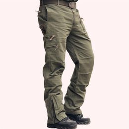 101 Airborne Jeans Casual Training Plus Size Cotton Breathable Multi Pocket Military Army Camouflage Cargo Pants For Men276m