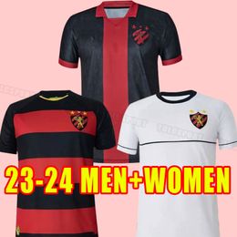 2023 24 Sport Recife Mens SABINO Soccer Jerseys 22 23 LUCIANO EWERTHON RAY VANEGAS JADERSON EZEQUIEL WATSON DENNER E. FELIPE Home Away Footall Shirts women