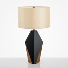 Table Lamps Europe Led Glass Ball Stone Lampara Escritorio Desk Lamp Bedside Living Room