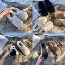 quality Boots Comfortable Casual Flat Bottomed Shoes with One Foot Legumes. New Autumn Winter Plush Women's That Can Be Worn Externally Insulation