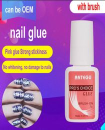 7g Nail Glue With Brush Quick Dry Whole Use For Decoration Acrylic Fake Nails Crystal Stone Diamond No whitening3566473