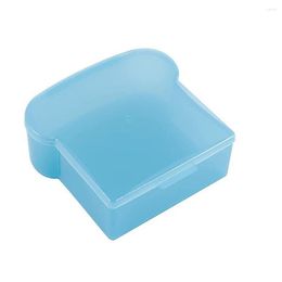 Dinnerware Sets Practical Sandwich Box Portable Case Microwaveable Kitchen Storage Round Edge Container