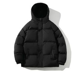 Men's Down Parkas Winter Retro Coat Men Jacket Oversize Warm Hooded Coats Korean Fashion Puffer Woman Loose Streetwear Clothes 231102
