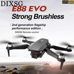 Drones NEW E88EVO Brushless motor unmanned aerial vehicle comes with optical flow positioning function Q231102