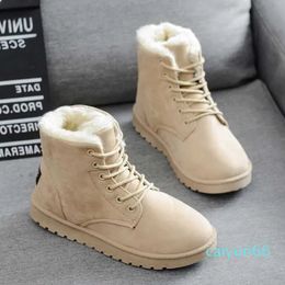 Boots Thick Soled Snow Boots Winter New Plush Thick Insulation Cotton Shoes Versatile Student Martin Women's