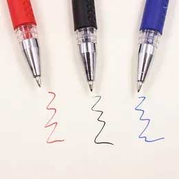 Jonvon Satone 50 Pcs Wholesale 0.5mm Unisex Gel Pen Black Blue Red Ink Writing Office School For Student Gift Stationery