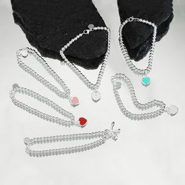 4mm beads love heart charm bracelets for women girls lovely cute S925 silver beaded designer luxury bangle bracelets Jewellery