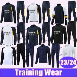 New_23 24 MODRIC VAERDE Training Wear Soccer Jerseys KROOS ALABA VINI Jr. RODRYGO CAMAVINGA TCHOUAMENI Half Zip Tracksuit Football Shirts