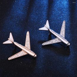 Brooches Jacket Lapel Pin Aeroplane Brooch Wedding Corsage Men Accessories Suit