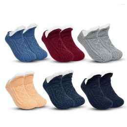 Women Socks Indoor Home Ladies Slippers Shoes Woollen Winter Soft Pantoffels Warm Floor Plush