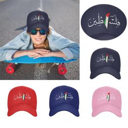 Ball Caps JBPS Palestine Arabic Calligraphy Name With Palestinian Flag Map Baseball Cap Hip Hop Men Women Adjustable Hat Summer Hats 2023