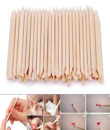 50100 Pcs Nail Cleaning Stick Point Drill Orange Wood Stick Cuticle Pusher Remover Nail Art Care Manicures Art Tools7019867