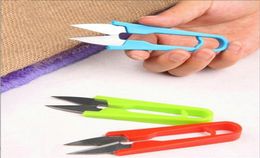 Mini Sewing Scissors Portable Cutting Thread UShape Scissor Cross Stitch Scissors Home Clipper Tailor Clothing Multicolor Scissor9972893