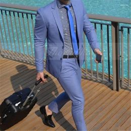 Men's Suits Thorndike Custom Made Men Fashion Groom Mens Wedding Dress Latest Design Jacket Pants Business Party Suit.