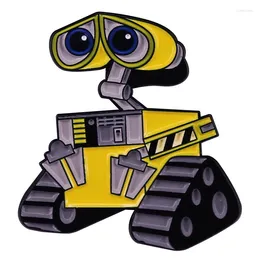 Brooches Cartoon Film Metal Badge Robot Storey Walle Brooch Fashion Lapel Pin Backpack Accessories Men Women Clothing Jewellery Gift