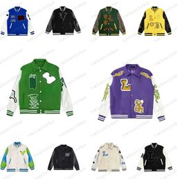 designer jacket baseball varsity mens jackets letter stitching embroidery autumn and winter loose causal