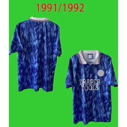 Qqq8 1991 1992 1993 Retro Soccer Jerseys Vintage 91 92 93 Football Shirt Classic Away Blue Dowie Tissier Hurlock Maddison Benali Dodd