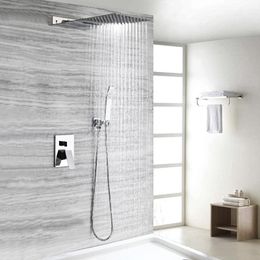 Bathroom Shower Sets Waterfall Rain Faucet Set Single Handle Cold Mixer Tap Water Spout With Hand For