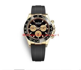 20 Style 40mm Men Watch 116500 116518 116518LN-0039 Sport Watches 2813 Automatic Movement Watches Black Dial luminous montre de luxe Wristwatches Rubber strap