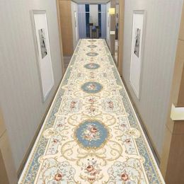 Carpet Customizable Aisle Hallway Long Carpets European Stairs Corridor Home Decor Wedding el Area Rug Long Runner Entrance Door Mat 231101