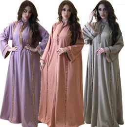 Ethnic Clothing Jalabiya Eid Mubarak Muslim Women Maxi Dress 2023 Fashion Dubai Abaya Turkey Kaftan Islamic Moroccan Caftan Robe Gown