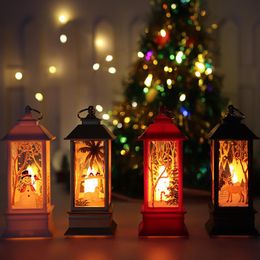 Christmas Decorations For Home Lantern Led Candle Tea Light Xmas Tree ChristmasOrnaments Santa Claus Lamp Navidad Year 2023Christmas