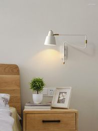 Wall Lamps Modern Led Applique Bedroom Lights Decoration Deco Rustic Indoor Gooseneck Reading Light Mounted