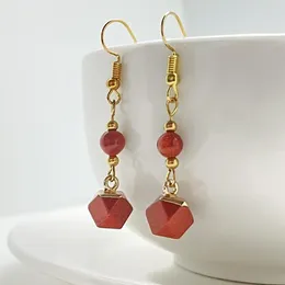 Dangle Earrings Bohemia Style Crystal Antique Carved Women Earring Jewellery Ear Drop Valentine Gifts