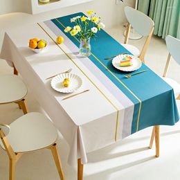 Table Cloth Nordic Style Tablecloth Waterproof Dinning Cover Wedding Party Rectangular Oil-proof Home Kitchen Decor