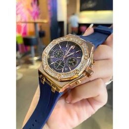 diamond expensive women ap watch royal wristwatches 55JG high quality swiss quartz movement uhr rubber strap montre royal reloj