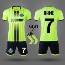 Other Sporting Goods Survetement Football Men Women Soccer Jerseys Set Boys girl Training Uniforms Team Sets Socks 231102