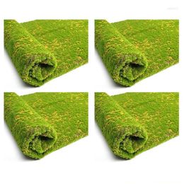 Decorative Flowers & Wreaths Decorative Flowers 4X Artificial Moss Fake Green Plants Faux Grass For Shop Home Patio Decoration Drop De Dhgau