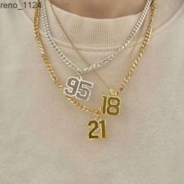 Personalised Gift For Her Him Gold Plated Sport Jewellery Baseball Necklace Year Necklace Custom Year Number Jewellery Necklace