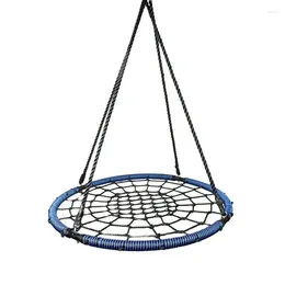 Camp Furniture 100cm Bird'S Nest Rope Net Swing Outdoor Full Blue And Black Hammock Children'S Play Indoor Climbing Exercise Garden