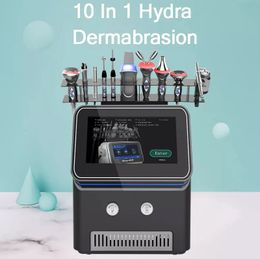 Hot Sale 10 in 1 Oxygen Spray Hydrodermabrasion Water Replenishing Skin Smoothing Wrinkle Dispelling Ion Skin Whitening Bubble Hydro Facial Instrument