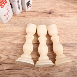Candle Holders Candlestick Holder 3pcs Taper Wooden Decorative Tea Light Stand Dinner Table Centrepiece Decor Supplies Wedding