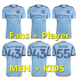 Qqq8 Mls 2023 2024 New York City Fc Soccer Jerseys Home Away Nycfc 23 24 Thiago Moralez Talles Magno Keaton Fans Player Version Men Kids