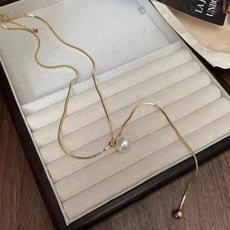 designer long chain necklace fashion pearl necklace gold necklace heart luxury jewelry Pendant Valentine's Day