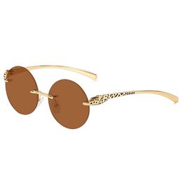 New Kajia Fashion Small Round Frame Sunglasses for Men Sunglasses for Women Cross-border Trends in Europe and the United States Sunglasses