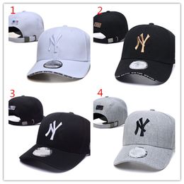 Unisex Designer Mens Womens Baseball Cap S Fitted Hats Letter Ny Summer Snapback Sunshade Sport Adjustable Hat N-8 Adjustable Dad Sun Ha