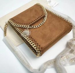 Wallets 2023 Personalized Coffee Strap Chain Women's Bag Fashionable High Quality Crossbody Phone Shoulder