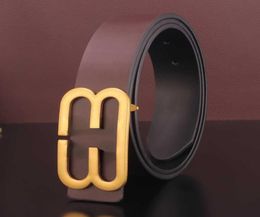 2022 Famous brand Letter B belt men039s leather fashion youth versatile 38cm smooth casual personality guy trouser Classic lux1190377