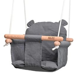 Swings Jumpers Bouncers Canvas Baby Swing Seat Hammock Toy Hanging Swings for Indoor Playground Backyard Babies Infants 231101