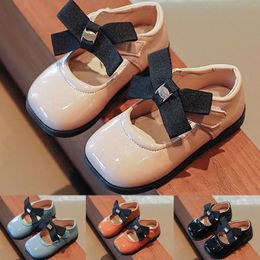 Boots Fashion Four Seasons Children Casual Shoes Flat Bottom Lightweight Solid Colour Bow Kids Snow Size 5 Toddler Girl
