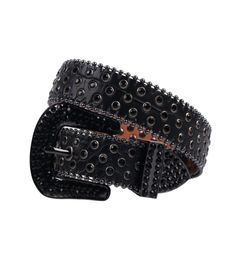 Belts Fashion Kids Rhinestones Belt Diamond Waist Strap Boys And Girls Waistband Crystal Studded Leather For Children Jeans Pants9973587