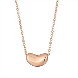 Classic Necklace t Family Gold Acacia Bean Silver Female Network Red Simple Elegant Versatile Clavicle Chain High Edition