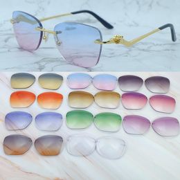 Lenses Panther Sunglasses Lens Only Color Lens For Carter Stylish Sunglasses Not Include The Metal Parts Replacement For Panther Style Glasses