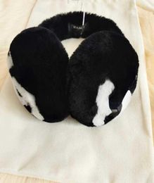 Adjustable Thick Rabbit Fur Wool Earmuffs Designer Warm Ear Cover Autumn and Winter for Women and Men67634687151064