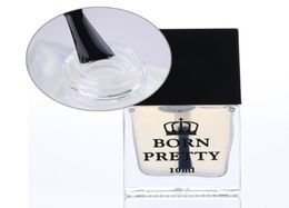 Whole BORN PRETTY 1 Bottle 10ml Top Coat Base Coat 2in1 Peel Off Waterbased Polish Manicure Nail Varnish Tool4747891