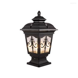 Outdoor Villa Gate Lamp Courtyard Waterproof E27 Holder Household Fence Column Wall Balcony